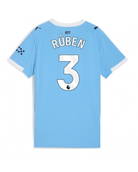 Billige Fotballdrakt Manchester City Ruben Dias #3 Replika Hjemmedrakt Dame 2025-26 Kortermet Billige Fotballdrakt Manchester City Ruben Dias #3 Replika Hjemmedrakt Dame 2025-26 Kortermet